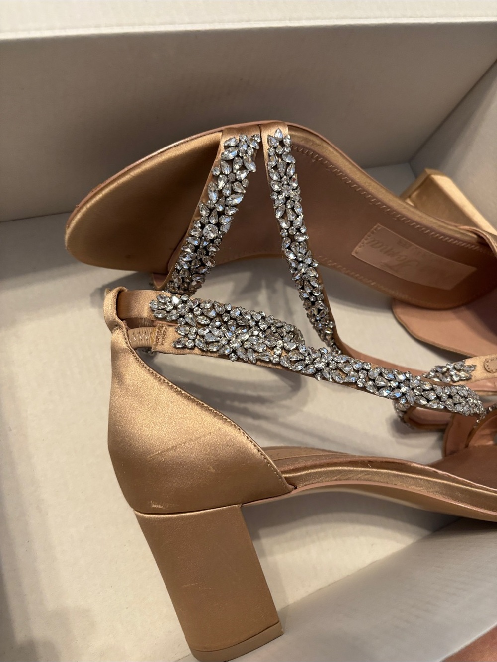 Pnina Tornai for Naturalizer Ahava Ankle Strap heal in Nude Embellished - Picture 12 of 12